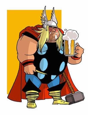 fat drunk thor