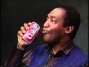 Bill cosby drinking a coke