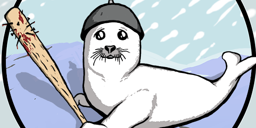 My Cute (And Deceptively Violent) Baby Seal Illustration