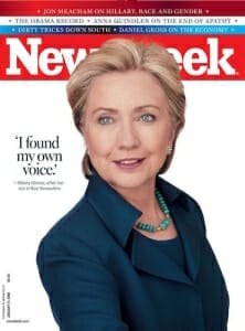 Hillary clinton on the cover of newsweek