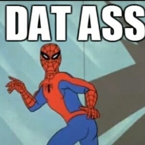 spiderman dat ass