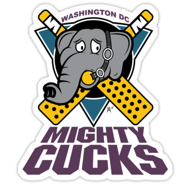 mighty cucks sticker