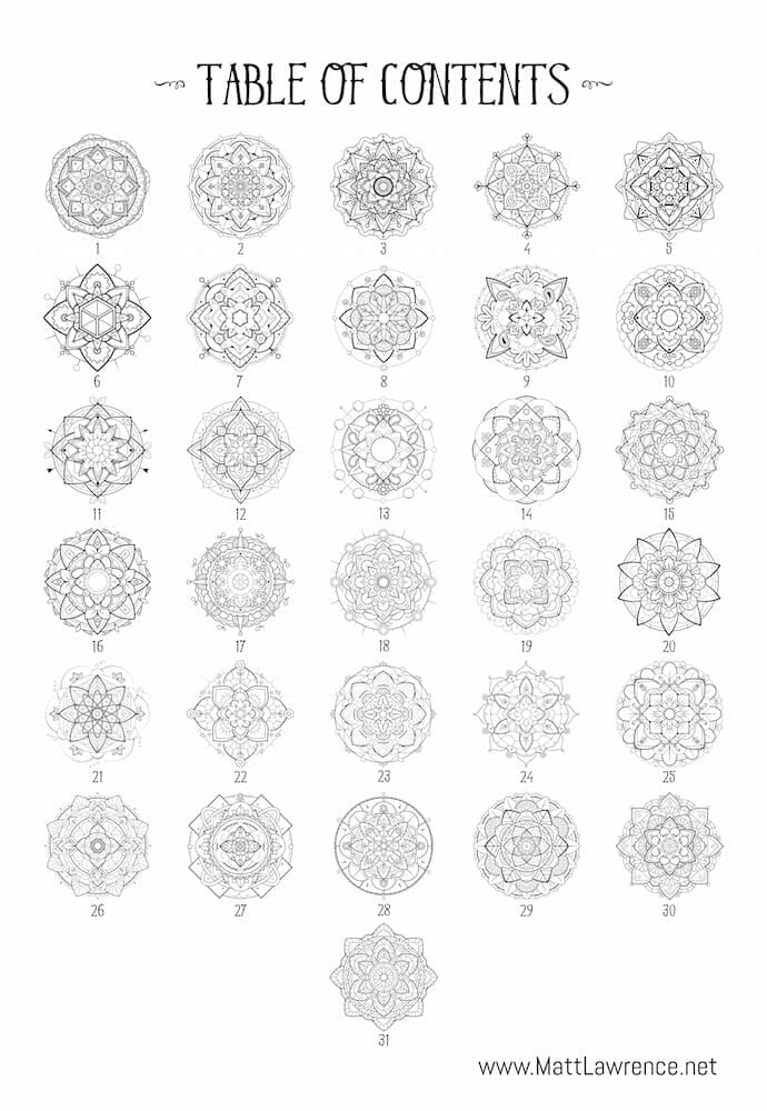 Adult Coloring Book Designs