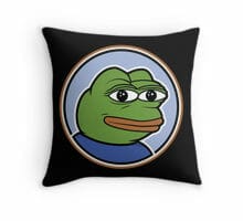 Pepe The Frog pillow