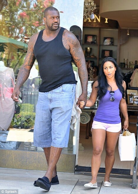 Shaq with short wife