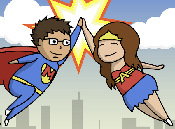 Superhero Wedding Invitation