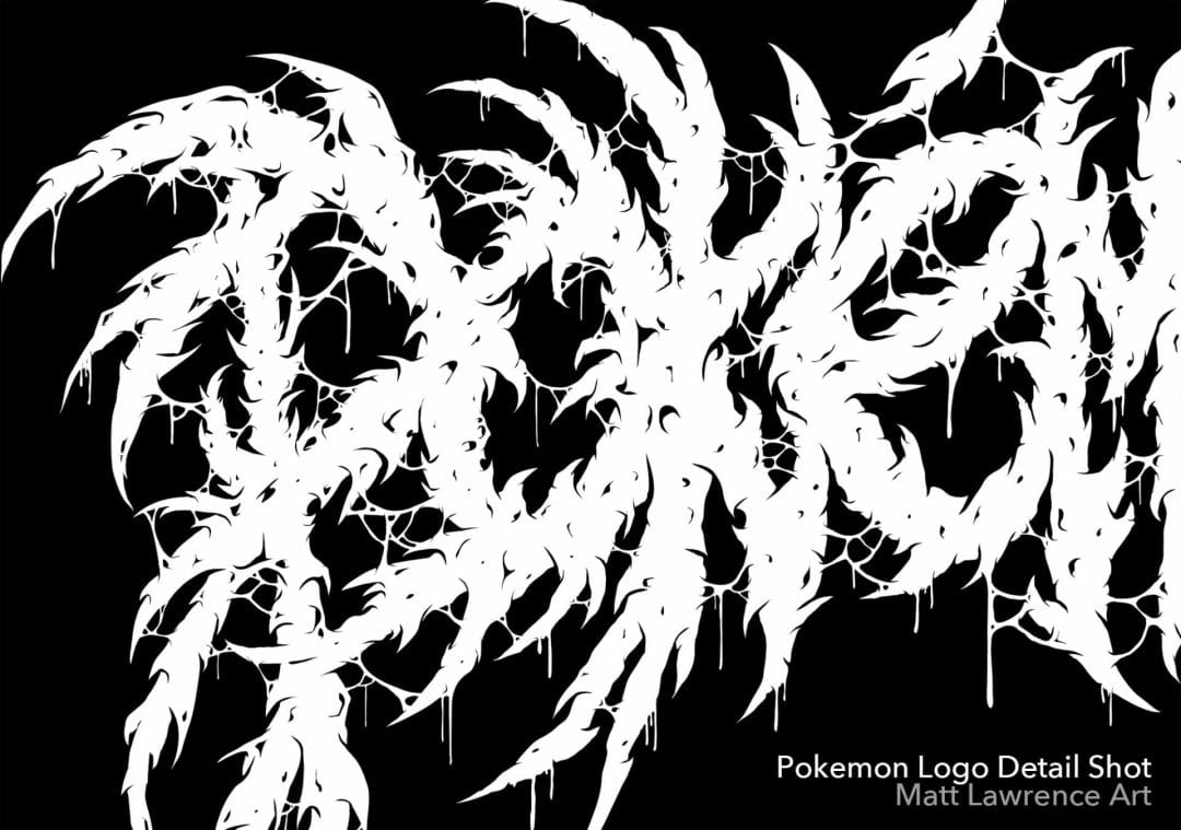 Brutal Pokemon Logo Details
