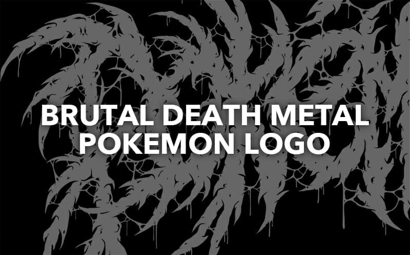 Brutal Death Metal Pokemon Logo